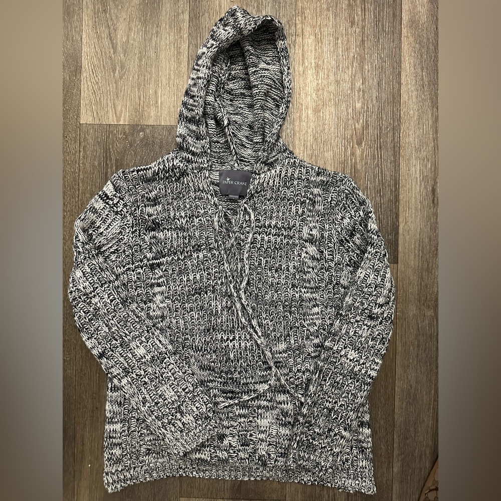 Knit Sweater Hoodie